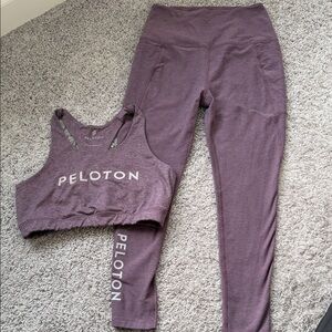 Peloton Mauve Activewear Set